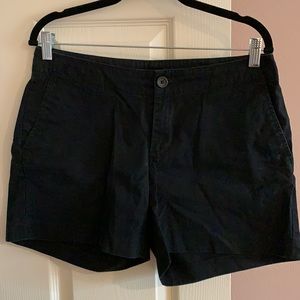 Banana Republic black shorts size 8